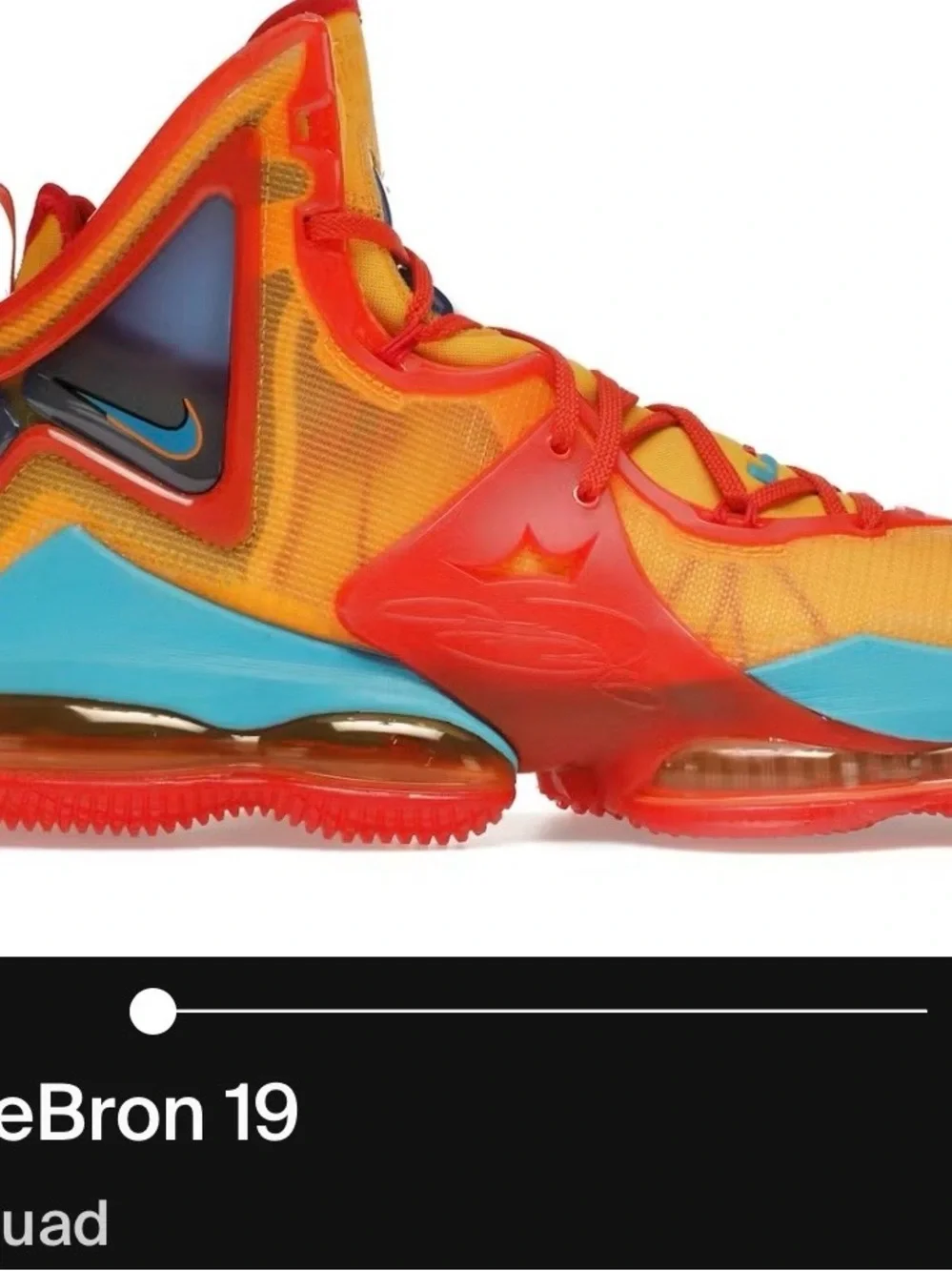 Nike LeBron 19 Tune Squad  men size 7.5